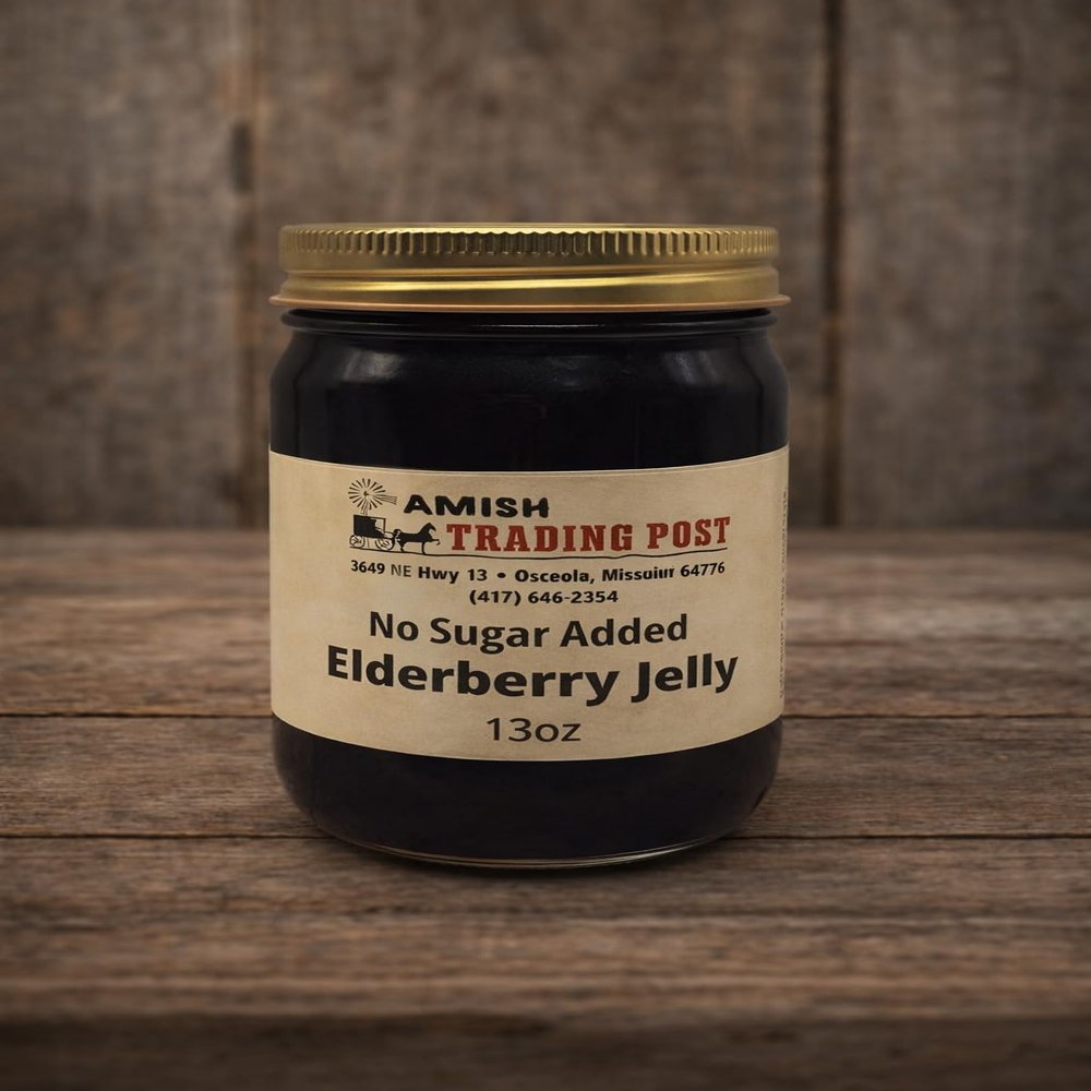 Amish No Sugar Added Jams and Jellies (Elderberry)