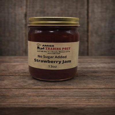 Amish No Sugar Added Jams and Jellies (Strawberry)