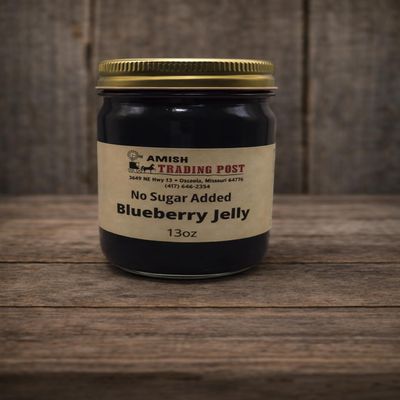Amish No Sugar Added Jams and Jellies (Blueberry)