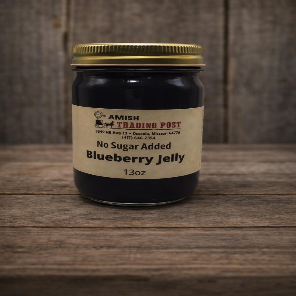 Amish No Sugar Added Jams and Jellies (Blueberry)
