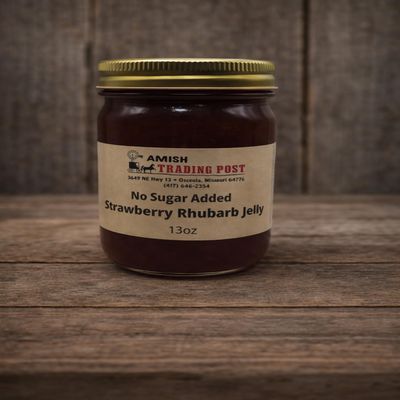Amish No Sugar Added Jams and Jellies (Strawberry Rhubarb)