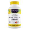 Healthy Origins Beta-Carotene 25,000 IU (7,500 mcg), Provitamin A Supplement for Antioxidant, Eye & Immune Support, 180 Softgels (6 Month Supply), Non-GMO & Gluten-Free view 1