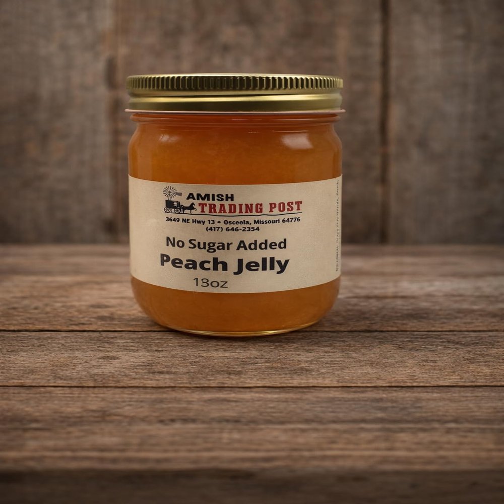 Amish No Sugar Added Jams and Jellies (Peach)