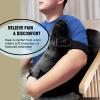 zimucxn Shoulder Surgery Pillow, Super Soft Rotator Cuff Pillow for Sleeping, Relief from Shoulder Pain or Frozen Shoulder, for Post-Op Comfort, Arm & Shoulder Support & Healing(Midnight Black) view 2