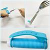 GBH-MED Adaptive Utensils Aid Tableware - Spoon & Fork Food Eating Daily Living Accessories for Parkinson Disabled, Handicapped (A) view 4