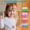 Chewy Necklaces for Sensory Kids Girls, 2 Pack Silicone Sensory Chewy Necklace for Boys with Chewing, Autism, ADHD, SPD, Oral Motor Anxiety Pendant for Adults view 2