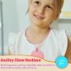 Chewy Necklaces for Sensory Kids Girls, 2 Pack Silicone Sensory Chewy Necklace for Boys with Chewing, Autism, ADHD, SPD, Oral Motor Anxiety Pendant for Adults view 4