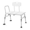 TemkIN Tub Transfer Bench, Heavy Duty Bath & Shower Transfer Bench, Adjustable Handicap Shower Chair, Aluminum Shower Chair with Backrest, Bathroom Aid for Seniors view 1