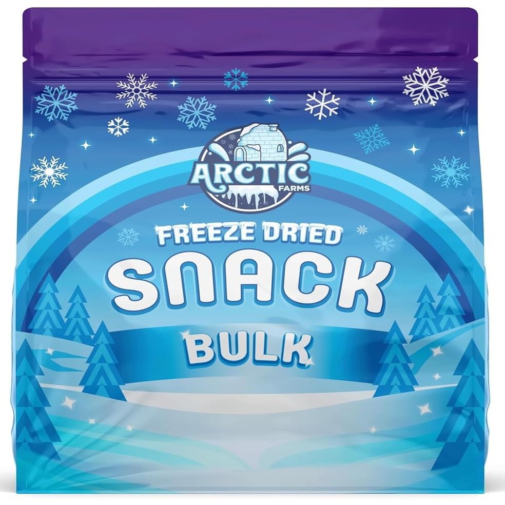 Arctic Farms Freeze Dried Ice Cream Sandwich Bites Bulk - Does Not Melt (Neapolitan, 1lb)