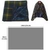 FBITE Multi-Purpose Leisure Blanket, Plus Velvet Thickened Wheelchair Warm with Buttons Doublelayer Extra Wheelchair Warm Blanket for Lap Bed Sofa Office view 2