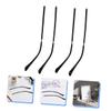 2 Pairs Spectacle Legs Metal Glasses Arms Eyeglasses Repair Kit Metal Sunglasses Arms Glasses Accessories Glasses Arm Legs Replacement Glasses Temple Eyeglasses Arms view 2
