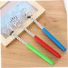 BCOATH 3pcs Telescoping Back Scratcher Extendable Stainless Steel Body Scratcher with Rubber Grip Random Color for Itch Relief Travel view 3