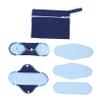 GLEAVI Washable Sanitary Pad Set Reusable Nursing Pads Compact Easy to Carry Suitable for Travel Outdoor Activities view 1