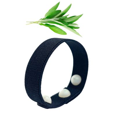 AcuBracelet Menopause Acupressure Bracelet for Sleep, Balance & Comfort  Clary Sage Infused, Slip-On Band for Natural Cooling Support, Stress & Mood Management (M 7)