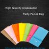 24 Pack Party Favor Bags 5.1 X 3.1 X 9.4 Inch Orange and Blue Small Treat Bags Party Goody Bags for Birthday Graduation Anniversary Wedding (Orange Blue) view 4