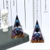 YATOJUZI 2.4" Healing Crystals Tower Obsidian Amethyst Chakra Reiki Orgonite Gemstones for Attracts Positive Energy Wisdom Success Suit for Meditation Accessories Birthday Gifts for Women Men view 3