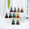 YATOJUZI 2.4" Healing Crystals Tower Obsidian Amethyst Chakra Reiki Orgonite Gemstones for Attracts Positive Energy Wisdom Success Suit for Meditation Accessories Birthday Gifts for Women Men view 4