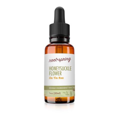 root + spring Honeysuckle Flower (Lonicera) - Jin Yin Hua - Herbal Tincture (Liquid Extract)