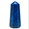 Amazing Gemstone Blue Agate Crystal Towers ~ Natural Healing Crystal Point Obelisk for Reiki Healing and Crystal Grid (3" to 4" INCH) view 1