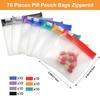 35&70 Pieces Pill Pouch Bags Zippered, Anglecai Reusable Pill Pouch for Medicine Bags Portable Self Sealing Travel Medicine Packets with Slide Lock Drug Baggies (70) view 3