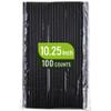 12 Inch Red Stripes Giant Paper Smoothie Straws (100 ct.) Bundle With 10.25 Inch Black Jumbo Paper Straws (100 ct.) view 3