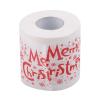 1 Roll Santa Printed Merry Christmas Toilet Paper Tissue Table DIY Craft Paper (Color : 782131) view 4