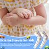 Bonuci 12 Pairs Elastic Eczema Sleeves for Kids Arm or Leg Toddler Scratch Arm Sleeves Eczema Wet Wraps UV Protection(Small) view 4