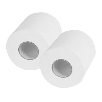 2/4/6 Rolls Toilet Paper Practical And Easy to Tear Wood Pulp Paper for Bathroom Vanity Countertop (Color : Black)