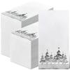Spiareal 200 Pack Christmas Guest Towels Disposable Bathroom Guest Paper Hand Towels Christmas Tree Decorative Napkins Xmas Tree Beverage Napkins for Xmas Party Bathroom(Silver) view 1