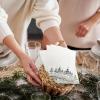 Spiareal 200 Pack Christmas Guest Towels Disposable Bathroom Guest Paper Hand Towels Christmas Tree Decorative Napkins Xmas Tree Beverage Napkins for Xmas Party Bathroom(Silver) view 2