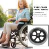 VOSAREA 1pc Solid Tire Wheel Accessory for Wheelchairs Replacement Front Wheel Excellent Compression Resistance and Impact Absorption view 3