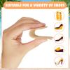6 Pairs Gel Pads for Thong Sandals Toe Protectors Metatarsal Forefoot Cushion Inserts Foot Pads Non Slip Cushion for Sandals Thong Post Protector of Foot Grip(Apricot, Black, Clear) view 4