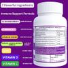 7X Elderberry with ZINC, Vitamin C, Vitamin D, Echinacea, Ginger & Indian Gooseberry (Amla) Premium Capsules 90 ct, All Natural,Vegan,Non-GMO, No Rice Powder, No-Gluten, No Sugar (Pack of 2) view 4