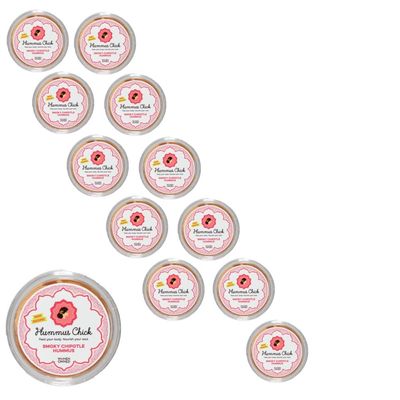 Hummus Chick Smoky Chipotle Hummus, 8oz, 12 Pack