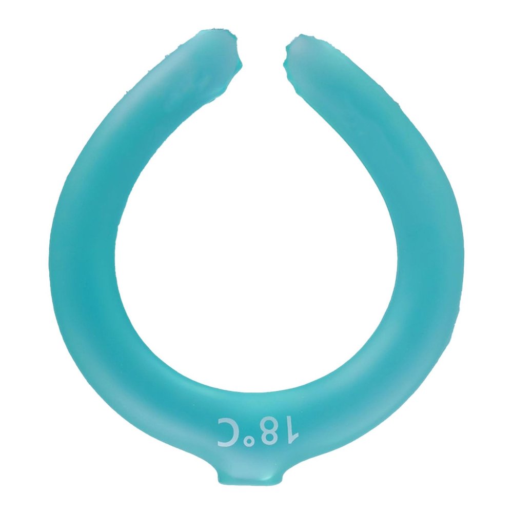 Neck Cooling Wraps, Neck Cooler Tube, Reusable Ice Neck Ring, Wearable Cooling Neck Wraps for Heat, Hands Cold Pack (Blue)