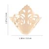 KALLORY High Heel Tip Covers 2 Pairs Metal Shoe Toe Protectors for Pointed Toe Boots Replacement Tips Durable Heel Protectors for Wedding Party view 2