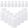 100ml Portable Pill Box 20pcs White Plastic Capsule Travel Pill Container view 1