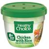 Healthy Choice Chicken With Rice Soup, Microwave Bowl, 14 oz + King Combos QR Code, Pack of (2) view 1
