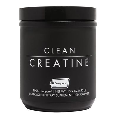 CLEAN Creatine - 100% Creapure Creatine Monohydrate Powder for Muscle Health, Performance and Cognitive Support | 3rd Party Certified by NSF | 90 Servings | Unflavored | Vegan, Keto, and Gluten-Free