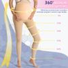 beister Maternity Medical Compression Tights, 20-30mmHg Graduated Support Pregnancy Legging with Button Elastic Band & Abdominal Protection, Footless High Waist Compression Pantyhose for Varicosity view 2
