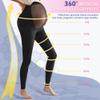 beister Maternity Medical Compression Tights, 20-30mmHg Graduated Support Pregnancy Legging with Button Elastic Band & Abdominal Protection, Footless High Waist Compression Pantyhose for Varicosity view 2