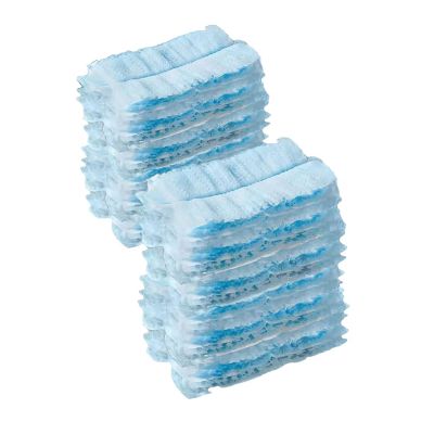 KLEENDOL Disposable Duster Refills Bulk Blue Electrostatic Duster Heads Heavy Duty Dusters Refills 20 Counts