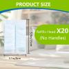 KLEENDOL Disposable Duster Refills Bulk Blue Electrostatic Duster Heads Heavy Duty Dusters Refills 20 Counts view 3