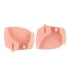 DEAVER Three-Hole Clip Front Pad, Toe Valgus Correction Splitter, Nursing Forefoot Pad,Gel Bunion Corrector Protectors Straightener Separators Spreader view 1