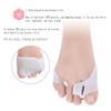 DEAVER Three-Hole Clip Front Pad, Toe Valgus Correction Splitter, Nursing Forefoot Pad,Gel Bunion Corrector Protectors Straightener Separators Spreader view 3