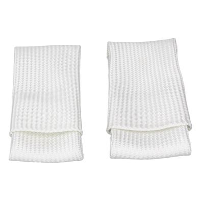 2PCS Glass Fiber Cots White Thermal Insulation Covers for Welding