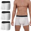 KARSWATT Reusable Absorbent Leak Proof Urinary Incontinence Underwear for Men Bladder Control Breathable Boxer Briefs 3 Pack (X-Large, White) view 1