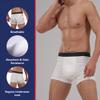 KARSWATT Reusable Absorbent Leak Proof Urinary Incontinence Underwear for Men Bladder Control Breathable Boxer Briefs 3 Pack (X-Large, White) view 2
