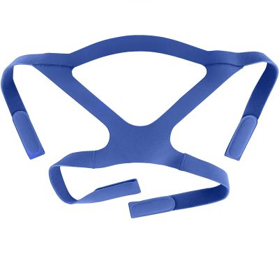 CPAP Mask Headgear Strap, Universal CPAP Headgear Strap for CPAP Mask, Comfortable Durable Stretchy Material, StandardGray (Headgear Only) (Blue, blue-1pcs)