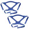 Back Scratcher CPAP Mask Headgear Strap, Universal CPAP Headgear Strap for CPAP Mask, Comfortable Durable Stretchy Material, StandardGray (Headgear Only) (Blue, blue-2pcs) view 1